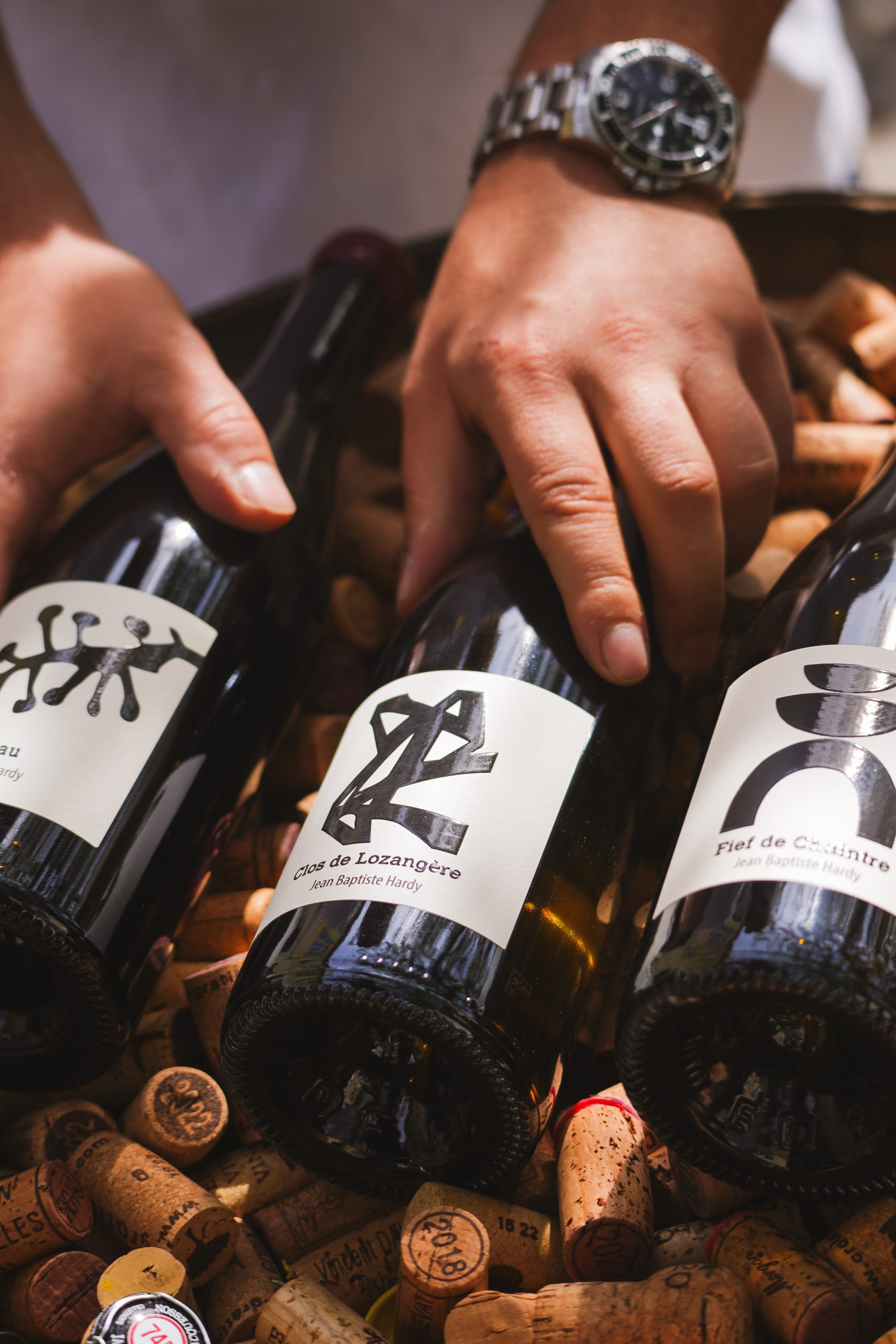 Sélection de bouteilles de la cave CRU