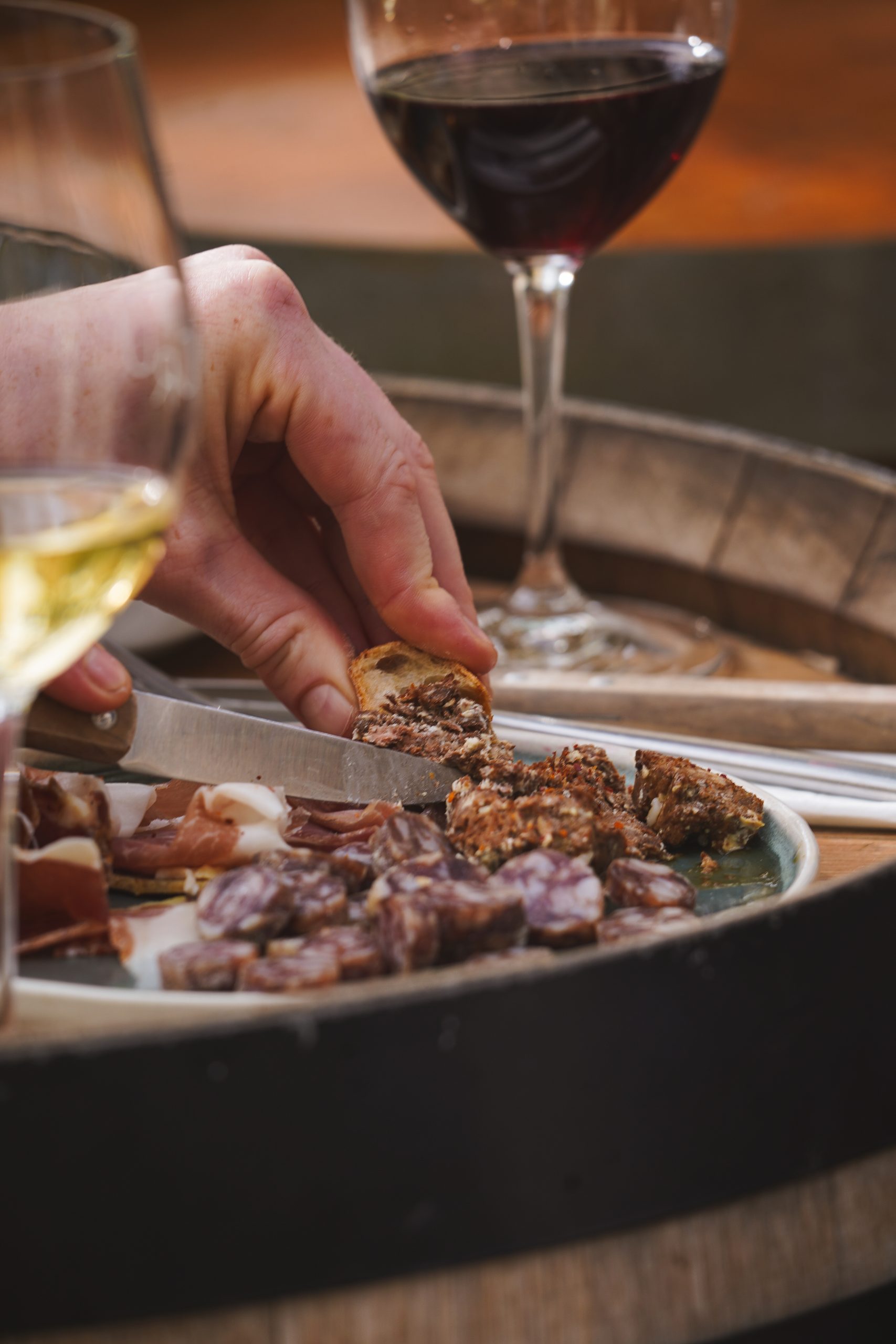 Cuisine et vin chez CRU