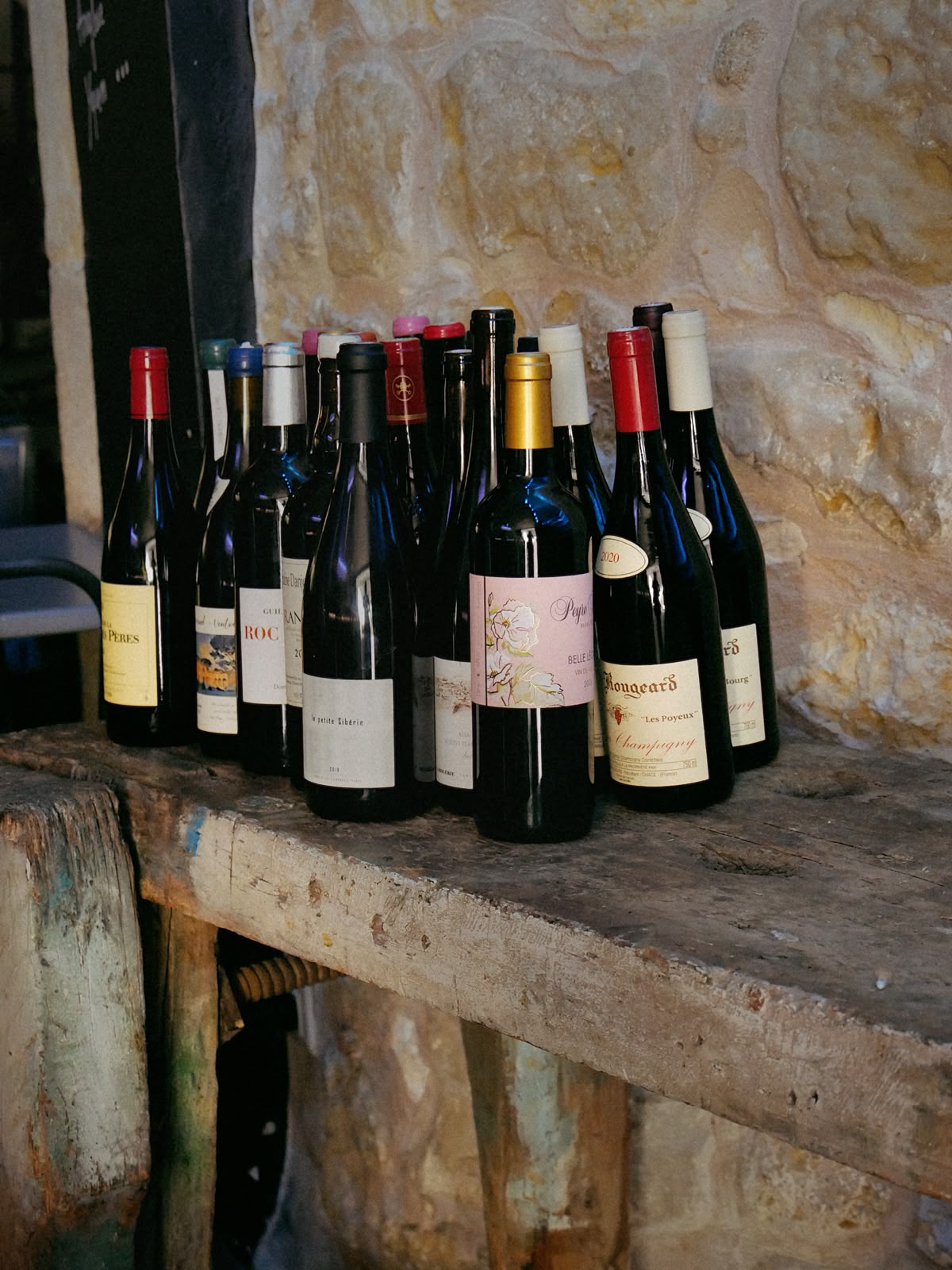 Bouteilles disponibles chez CRU
